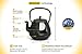 Tea Kettle, Toptier Japanese Cast Iron Tea Kettle for Stove Top, Stovetop Safe Cast Iron Teapot with Infusers for Loose Tea, 40 Ounce (1200 ml), Black