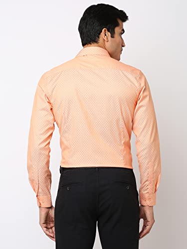 Image of MARKRICH Men's Slim Fit Semi Shirt with Spread Collar & Full Sleeves for Formal & Casual Wear