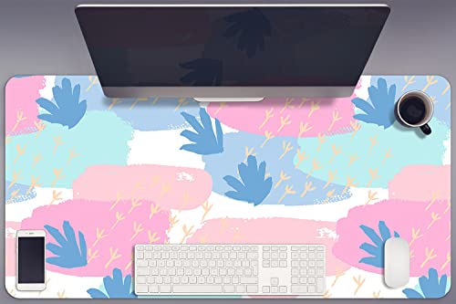 Sous-main de bureau 90x45cm vinyle idéal pour le télétravail