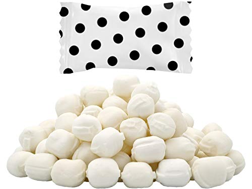 Big Dots Buttermints, Mint Candies, After Dinner Mints, Butter Mint Candy, Fat-Free, Kosher Certified, Individually Wrapped (Black, 55 Pieces)