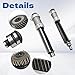06H198205A Balance Shaft Set with Oil Strainers Fit for Audi A3 A4 A5 A6 S3 Q5 TT 2.0L 2008-2016 for VW Volkswagen Golf Jetta Amarok Beetle Eos Passat CC Tiguan 2.0L 2006-2018 EA888 06H103199