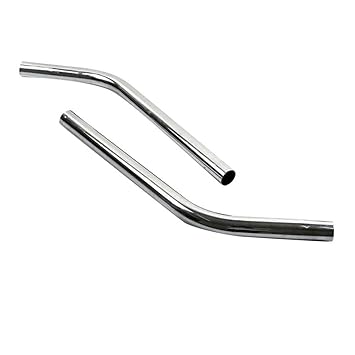 Ubersweet Imported Vacuum Steel Tubes Cleaner S Shape Steel Tubes Bent Con ting 2pcs/Set Useful