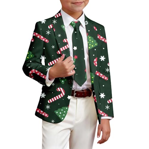Generisch Cárdigan estampado de manga larga con botones, informal, cálido, suave y cómodo, ideal para vacaciones y fiestas, diseño elegante, chaqueta de invierno acogedora, Vino, 9-10 años
