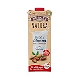 Composición: Bebida 100% vegetal a base de arroz y almendras - Sin Gluten, Sin Lactosa, Sin Conservantes ni Azúcares añadidos, Producto Vegano.