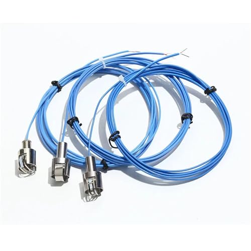 Sensor termopar tipo K de alta precisión con cable de PTFE y rosca de hoja M8