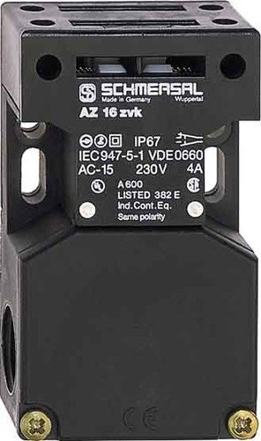 Interruptor de seguridad. 1Ö/1S o enclavamiento M16 SCHMERSAL AZ16 ZVK-M16