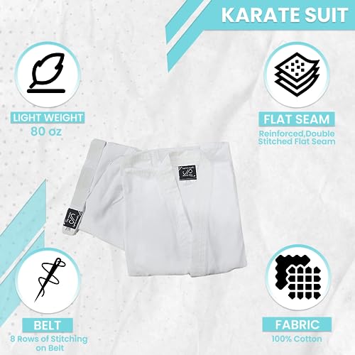 Jp Advance Choice Jp Karate Uniform For Kids & Adults Lightweight Student Karate Gi Martial Arts Uniform With Belt thumb #3