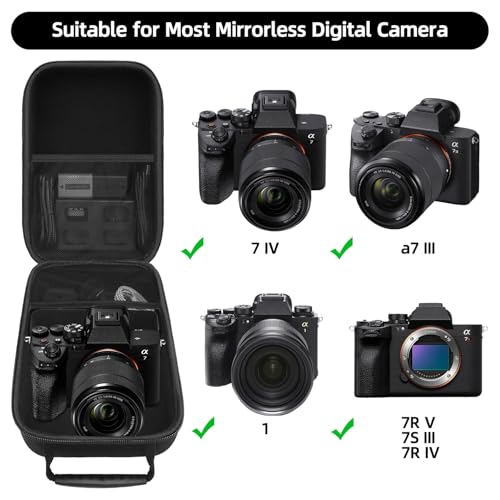 Funda rígida compatible con Sony Alpha 7 II III IV/7R V miniatura 3