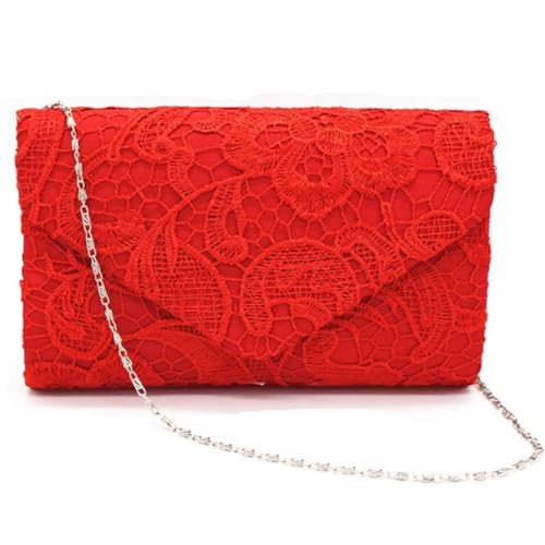 Image of 2026 Lace Embroidered Clutch Dressy Purse Envelope Evening Bag