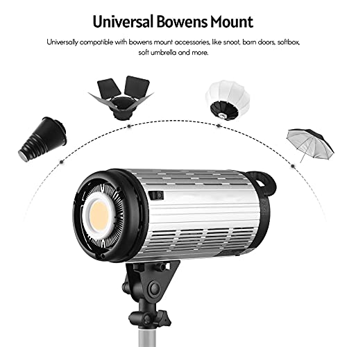KIKIRon LED-Videoleuchte 200w LED-Fotografie-Fülllampe 0-100% Dimmbar Mit Integrierter 2.4G-FSK-System-Fernbedienung… – Bild 7