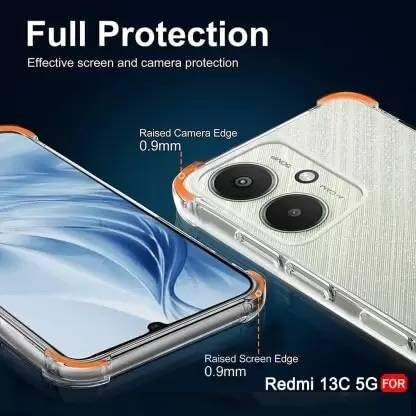 Image of Compatible with Poco M6 Plus Case Back Cover | Non-Yellowing | Transparent | TPU | Thin Rubber Lightweight | Protective Phone case for Poco M6 Plus
