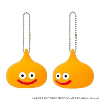 【2種】ドラゴンクエスト 立体シリコン モンスターキーホルダー ドラゴンクエスト 立体シリコン モンスターキーホルダー