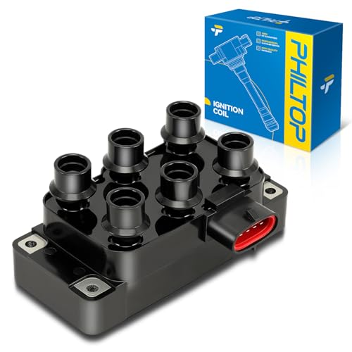 Image of PHILTOP FD480 Ignition coils Fits for Ford 1991-2010 Explorer 4.0L, 1990-2011 Ranger 3.0L /4.0L, 2005-2010 Mustang 4.0L, 2001-2005 2007-2010 Explorer Sport Trac 4.0L, Mercury 98-10 Mountaineer 4.0L