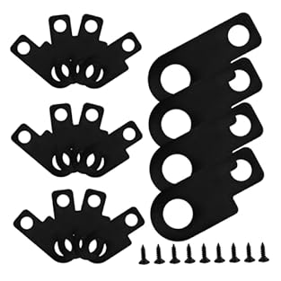 Rapid installation: enables quick and easy mounting of electric guitar effects pedals, streamlining your setup process,metal pedal mounting kit,metal pedal board brackets Compact design: small and unobtrusive, it does not affect the overall aesthetic...