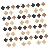 Holibanna 100 piezas Colgantes de de Madera para Joyería DIY Accesorios Vintage para Pulseras Pendientes y Collares Conectores de Encanto
