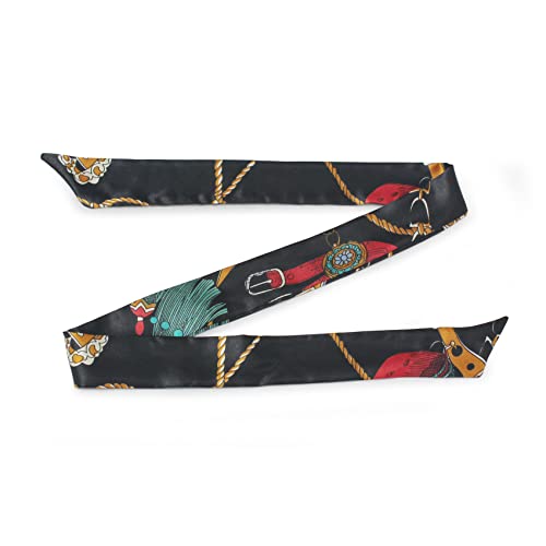 Light and soft twillis scarf, narrow-width twillis scarf, bag handle twillis scarf, shirt and point scarf