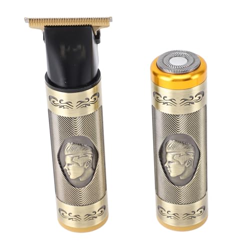 Generic Kit de Cortapelos Eléctrico 3 en 1, Recargable por USB, Inalámbrico para Hombres, Aseo con 4 Peines Guía y Recortador de Pelo de Nariz