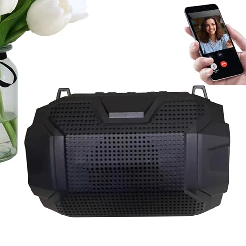 Hitburu Altavoz Portátil Inalámbrico, Altavoz Inalámbrico para Reproducir Música, Sonido Envolvente y Graves Profundos para Entretenimiento en Hogar Viajes