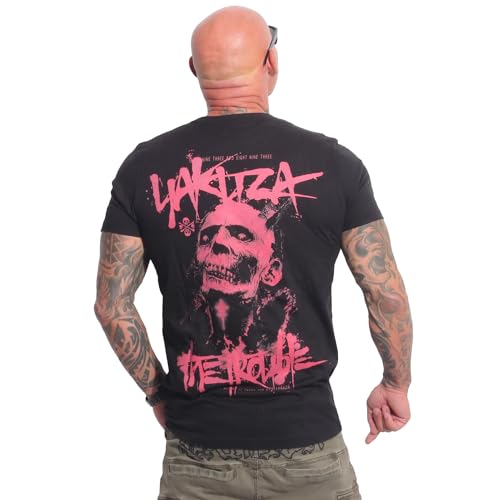 Yakuza Herren VIP Skull Tree T-Shirt, Schwarz, S