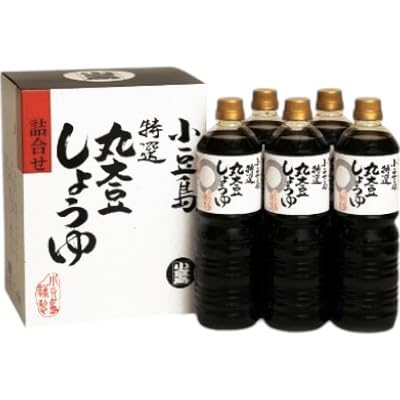 小豆島特選丸大豆醤油 1L×5本