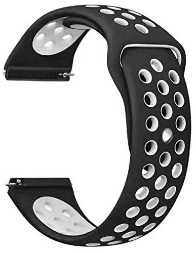 ACESHLEY 22mm Soft Silicon with Air Hole Sport band, Strap Compatible with Noise ColorFit Pro 3 Smartwatch