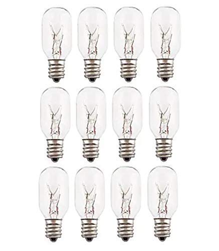 The Heavenly Whirlpool E14 10W Incandescent Salt Lamp Bulbs Pack of 12
