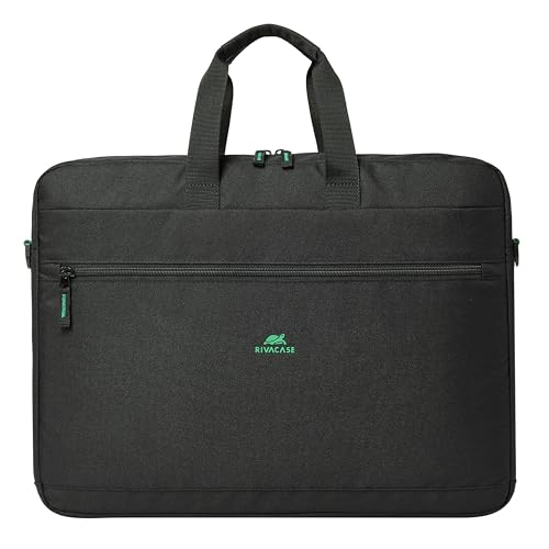 Bolsa para ordenador portátil impermeable Rivacase con carga superior y correa 3