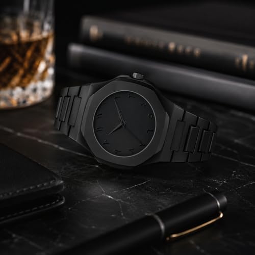 Image of Matrix Arabian | Aura Dial & Polycarbonate Strap Analog Watch for Men & Boys (Black)