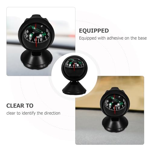 Brújula compacta adhesiva para auto INOOMP miniatura 6