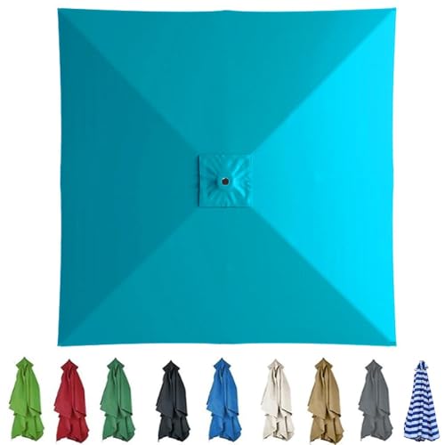 Tela de recambio para parasol de 8 varillas, cubiertas impermeables de patio