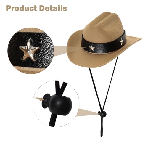 Disfraz Cowboy para Perros y Gatos Small Off-white miniatura 5