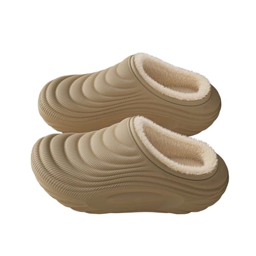 Chaussons polaire hiver ergonomiques pour soulager la voûte plantaire