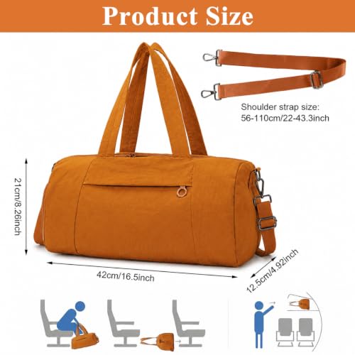 Image of PALAY Gym Bag Duffle Bag with Wet Dry Section and Slot for Women