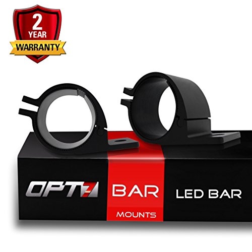 OPT7 xMount Wide 49mm-54mm Mounting Bracket Clamps Pair for LED Work Light Bar Bullbar