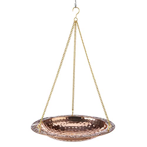 Pure Copper Bird Bath, Small 13' Diameter