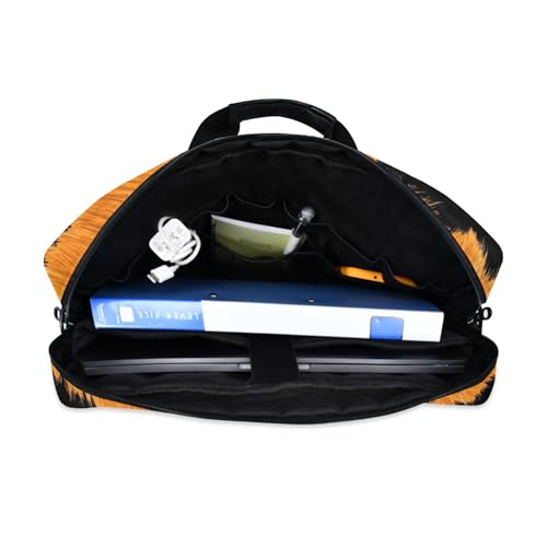 Funda para portátil con estampado tigre amarillo 13-15.6" miniatura 6