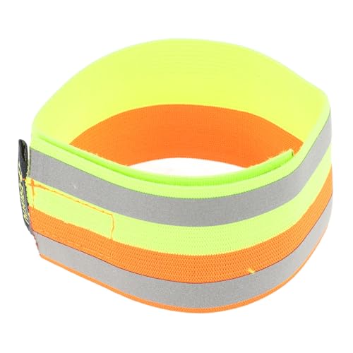 BESPORTBLE 2Pcs Adjustable Reflective Wristbands High Visibility Glow The Dark Bands for Night Running Cycling and Outdoor Activities Comfortable and Versatile Safety Gear