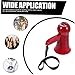Happyyami Portable Handheld Megaphone with Volume Ergonomic Grip and Recording Function Lightweight Cheer Speaker for Events and Crowds