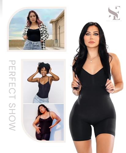 Soul Expression Sofia Mid Thigh Shapewear Bodysuit, Women'S Shapewear Bodysuit With Adjustable Straps thumb #5