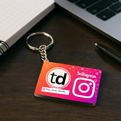 tinydabba Custom Instagram Acrylic Keychain by tinydabba