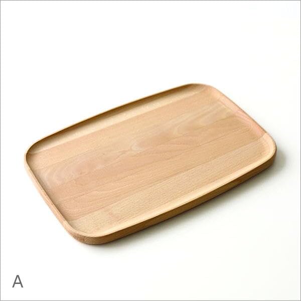 Amazon｜トレー お盆 木製 ナチュラルウッドトレイLL [map1754] (A