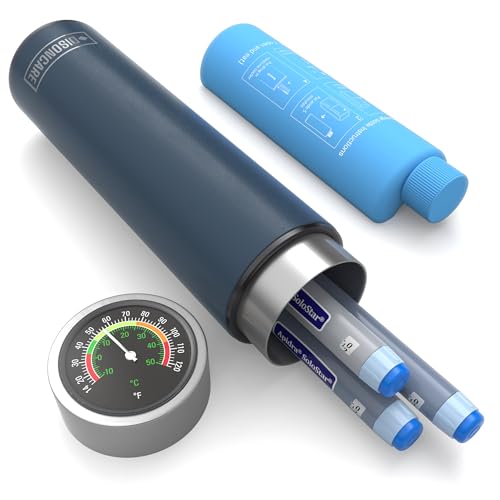 Image of DISONCARE Odyssey 60H Insulin Cooler | Holds 3 Pens, Travel Case with Temperature Dial Cover, TSA-Approved Battery-Free Design, QR Medical Tag (Dark Blue)