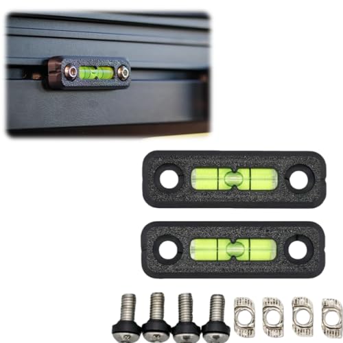 2Pack-Rooftop Tent Level Kit – Quick Install, Universal Fit for T-Track RTTs, Easy Campsite Leveling