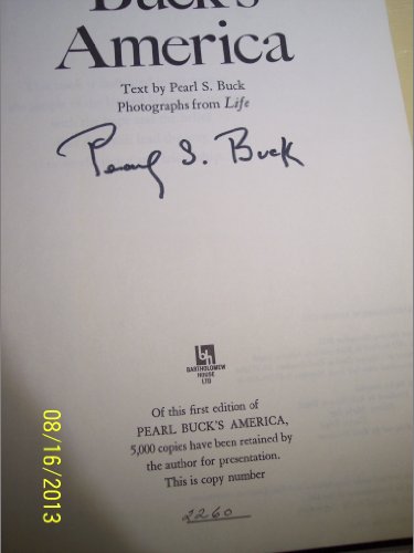 Pearl Buck's America 0877940290 Book Cover