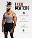 Ekkovision Beaters, Men's Tank Tops, Cotton Spandex Blend Tanks Tops for Men, Comfortable, Durable, Stylish Ribbed Fabric, Ideal Fit for Gym or Casual Wear, 3 Pack, Shadow, Large (Please Size UP)
