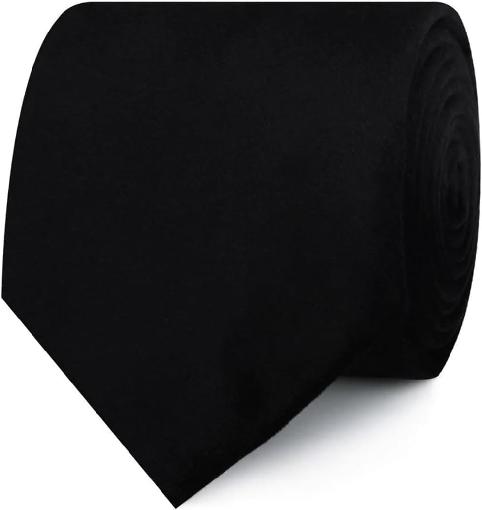 OTAA Luxury Velvet Formal Necktie for Men - Handwoven Pure Velvet Tie for Weddings, Business Events - Premium Men's Neckwear