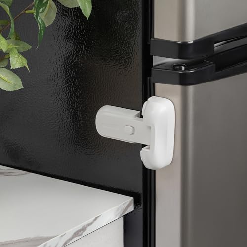 Todays Kids Child Proof Refrigerator Lock - Easy to Install Child Lock for Fridge, Open Normal...