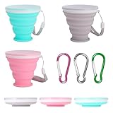 WQNNQW Lot De 3 Tasses Pliables En Silicone,Tasse Retractable,Gobelet Retractable...