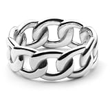 Anello da donna di Daniel Wellington della collezione Chunky Chain. Anello in acciaio inox di colore argento. Misura: 8. La referenza è: DW00400835 misura 18 trendy cod. DW00400840