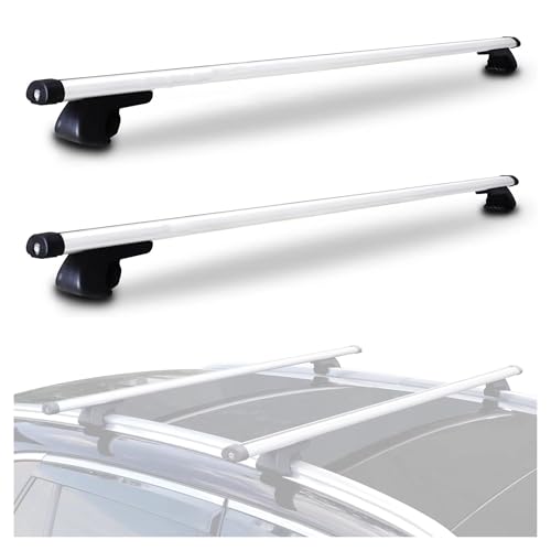 Barres de toit universelles pour voiture avec rails de transport de bagages voyage